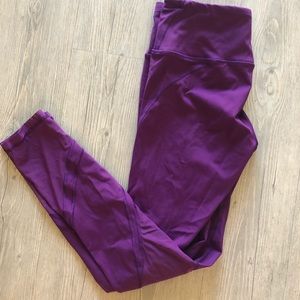 Purple Victoria’s Secret Sport mesh leggings